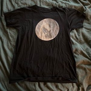 Horse Yin Yang Black T shirt